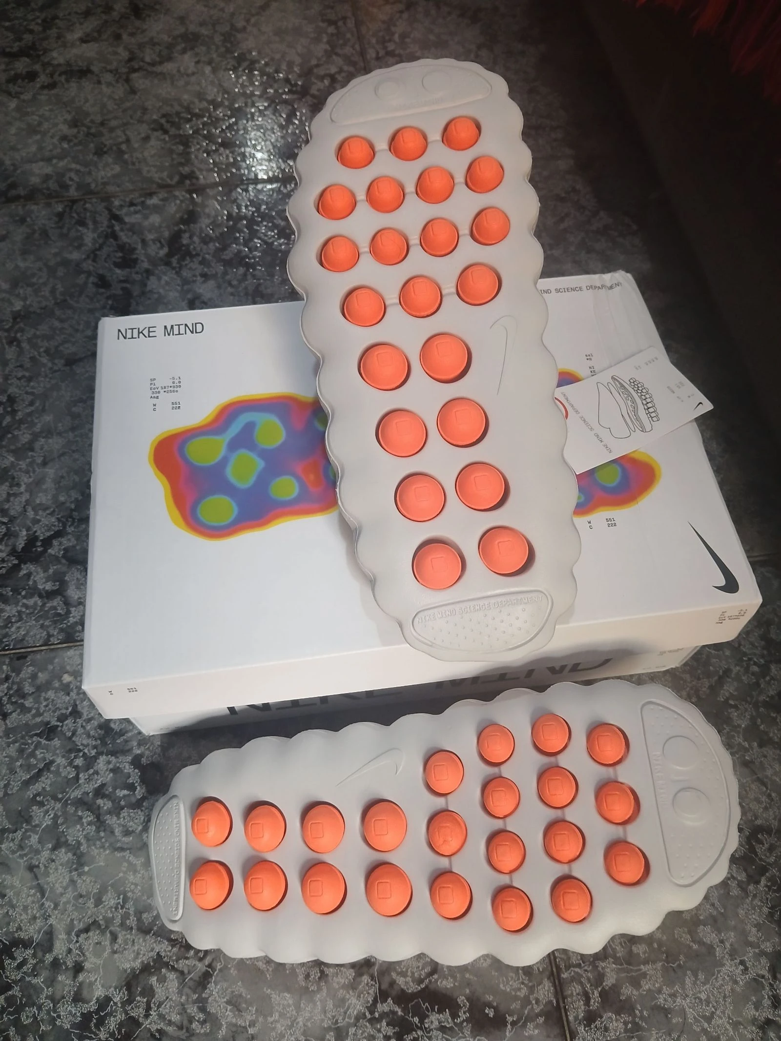 Nike Mind 001 Blancas-Naranjas – photo 8